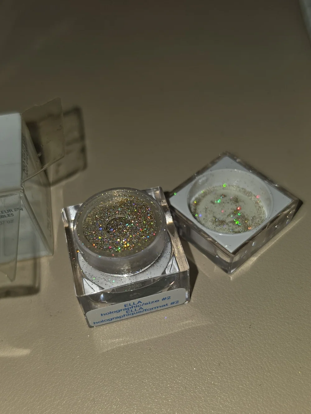 LIT Cosmetics Glitter Eyeshadow Set of 4 + Clearly Liquid Glitter Base